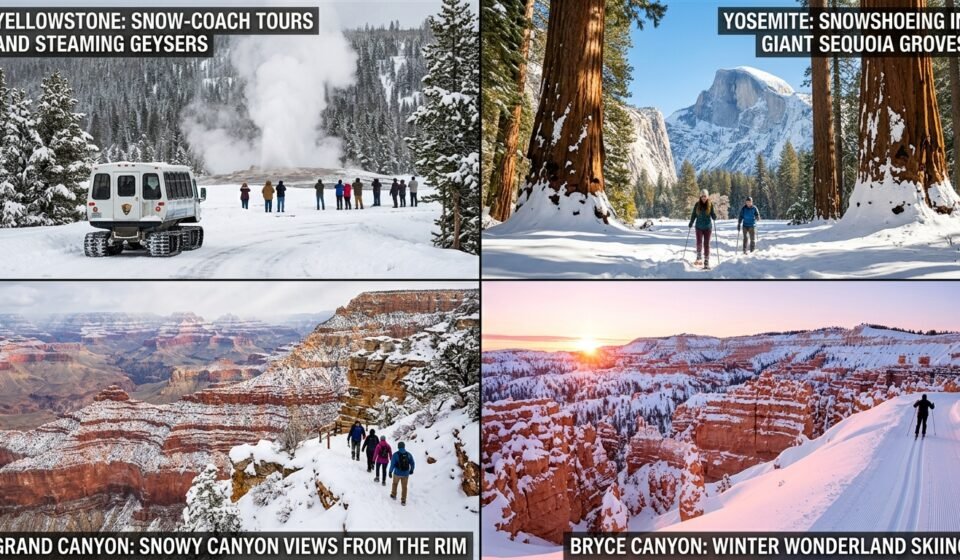 Why america's national parks offer unique experiences during winter for visitors