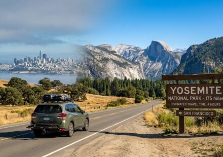 how far is yosemite national park from san francisco california
