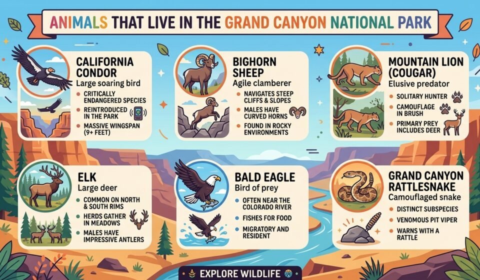 Animals That Live in the Grand Canyon National Park