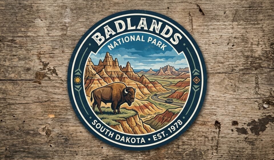 Badlands National Park Sticker