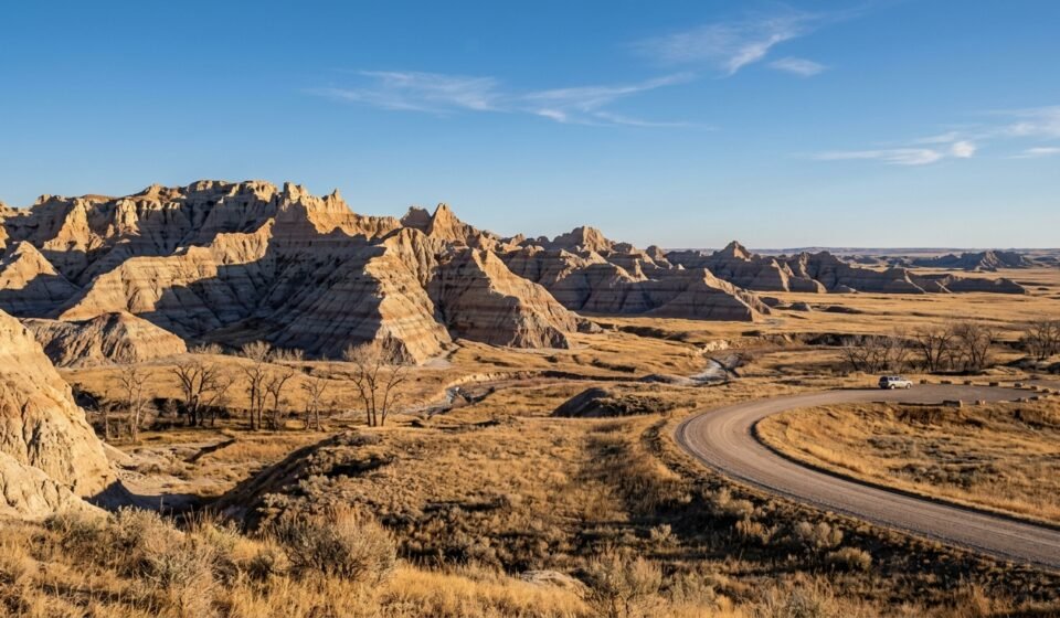 Badlands National Park in November