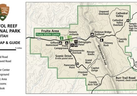 Capitol Reef National Park Map Pdf