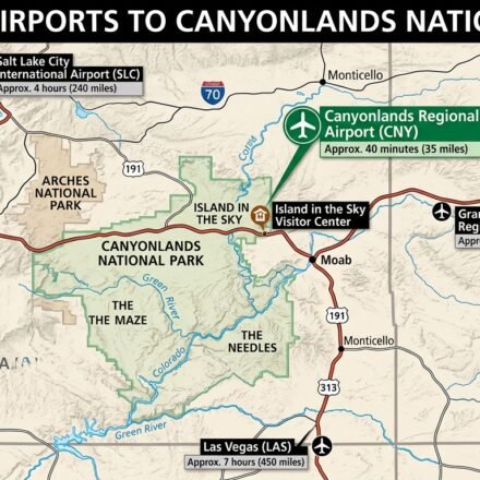 Closest Airport to Canyonlands National Park