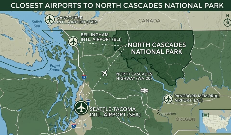 Closest Airport to North Cascades National Park