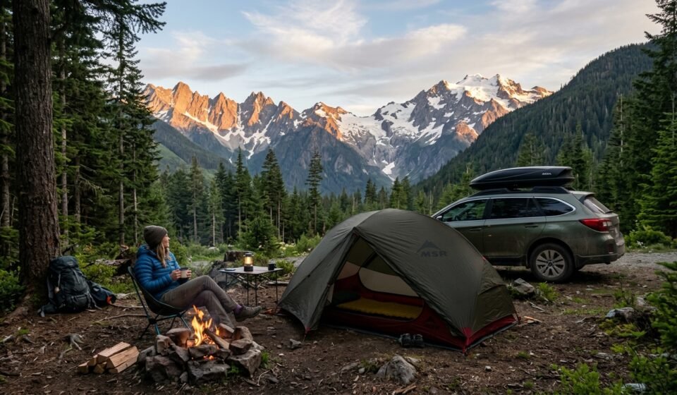 Dispersed Camping near North Cascades National Park