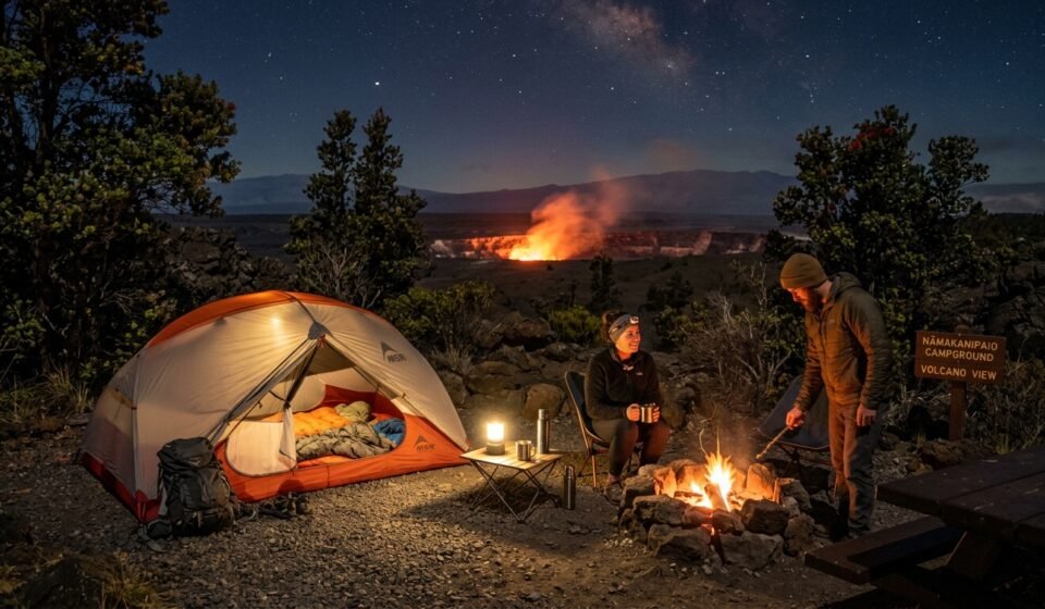 Hawaii Volcanoes National Park Camping