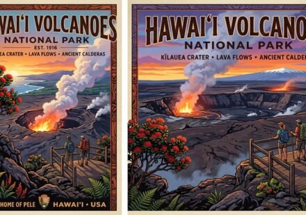 Hawaii Volcanoes National Park Poster