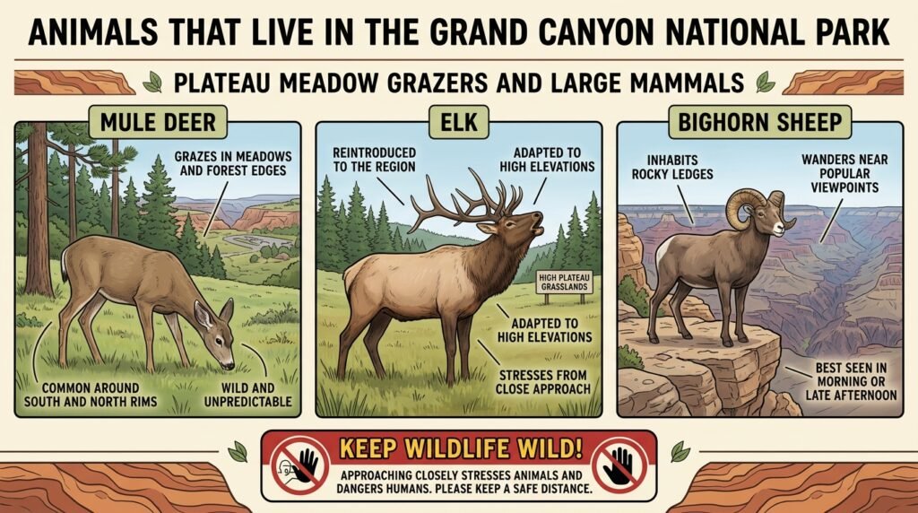 Plateau Meadow Grazers and Large Mammals