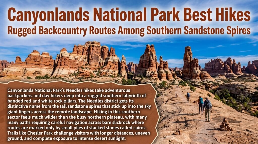 Rugged Backcountry Routes Among Southern Sandstone Spires