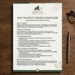 Singita Volcanoes National Park People Manager Job Vacancy Pdf