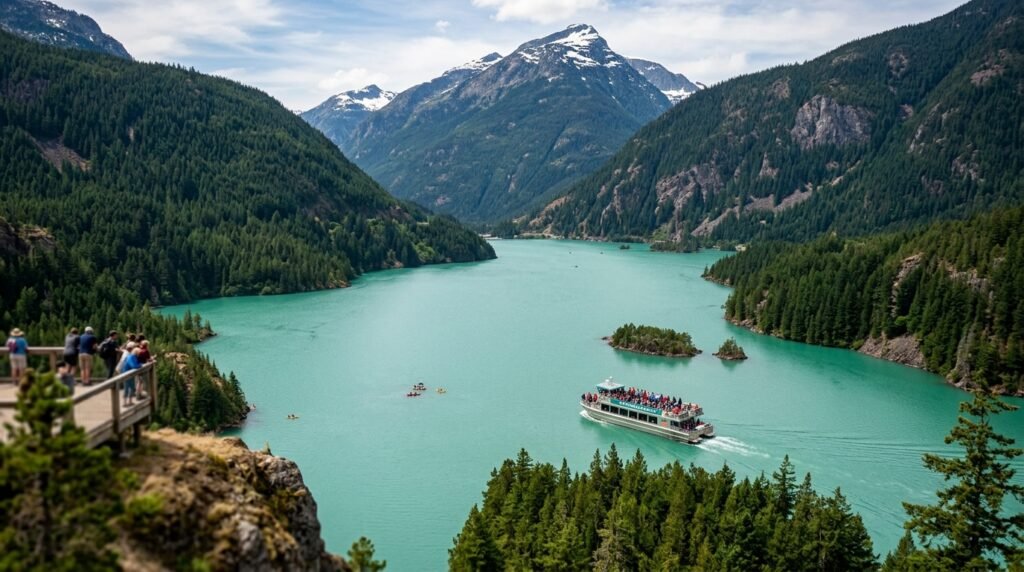 Stunning Alpine Lakes and Boat Tours