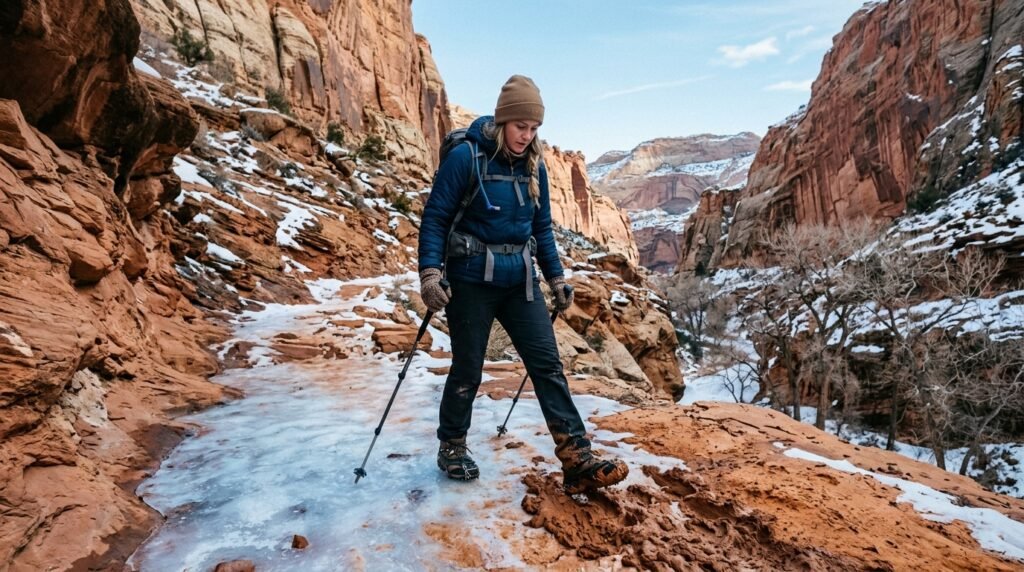 Tackling Slick Trails and Muddy Desert Clay on Foot