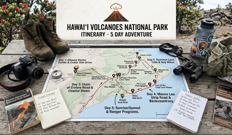 Volcano National Park Itinerary