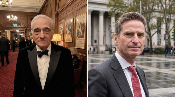 Jim Taiclet and Martin Scorsese