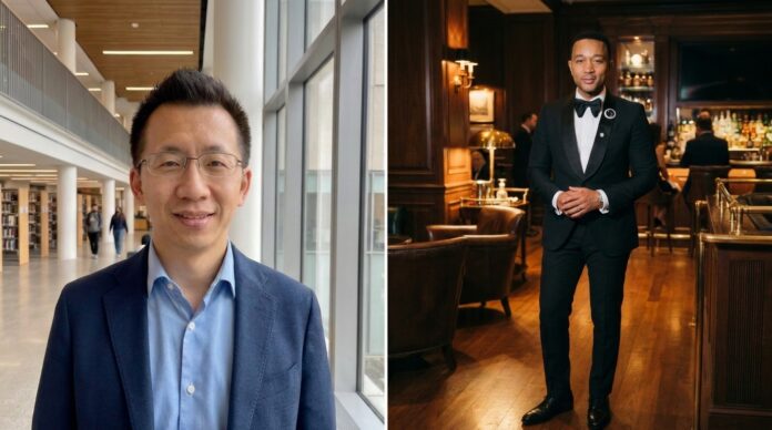 John Legend and Zhang Yiming