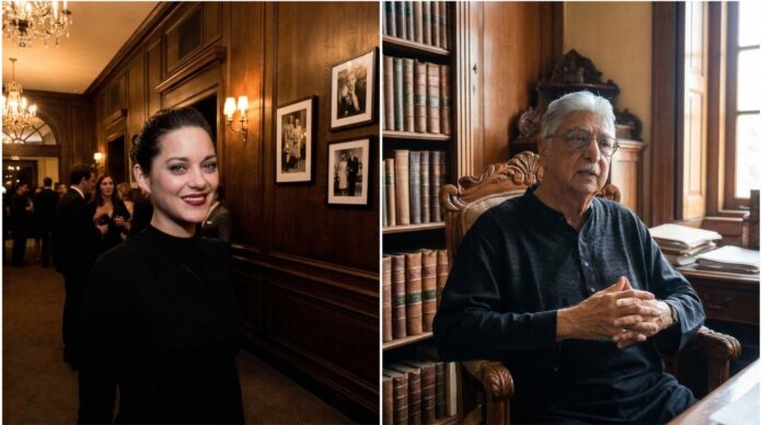 Marion Cotillard and Azim Premji