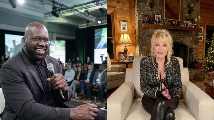 Shaquille O Neal and Dolly Parton