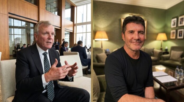 Tom Rutledge and Simon Cowell