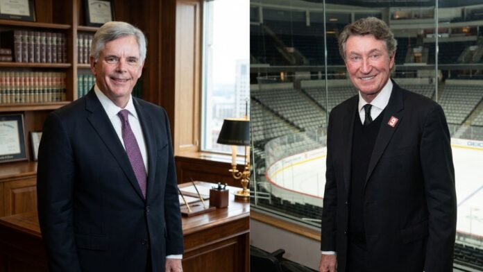 Wayne Gretzky and Larry Culp