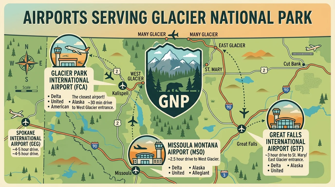 Airports Near Glacier National Park