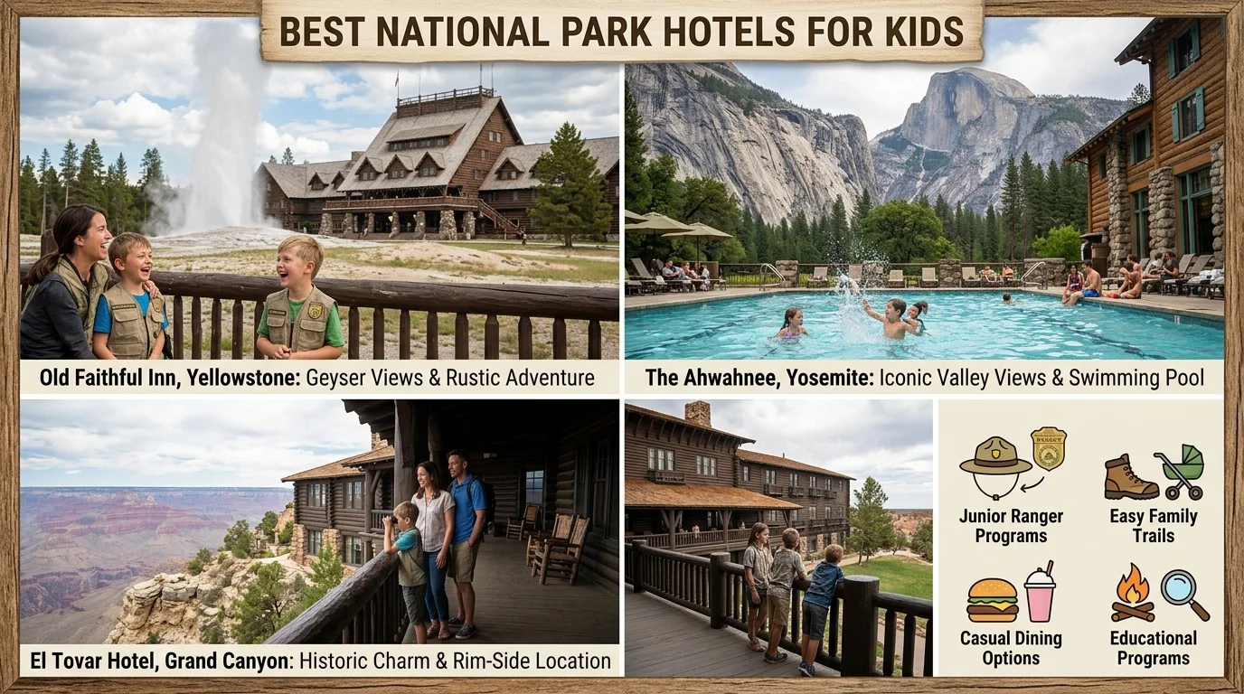 Best National Park Hotels for Kids