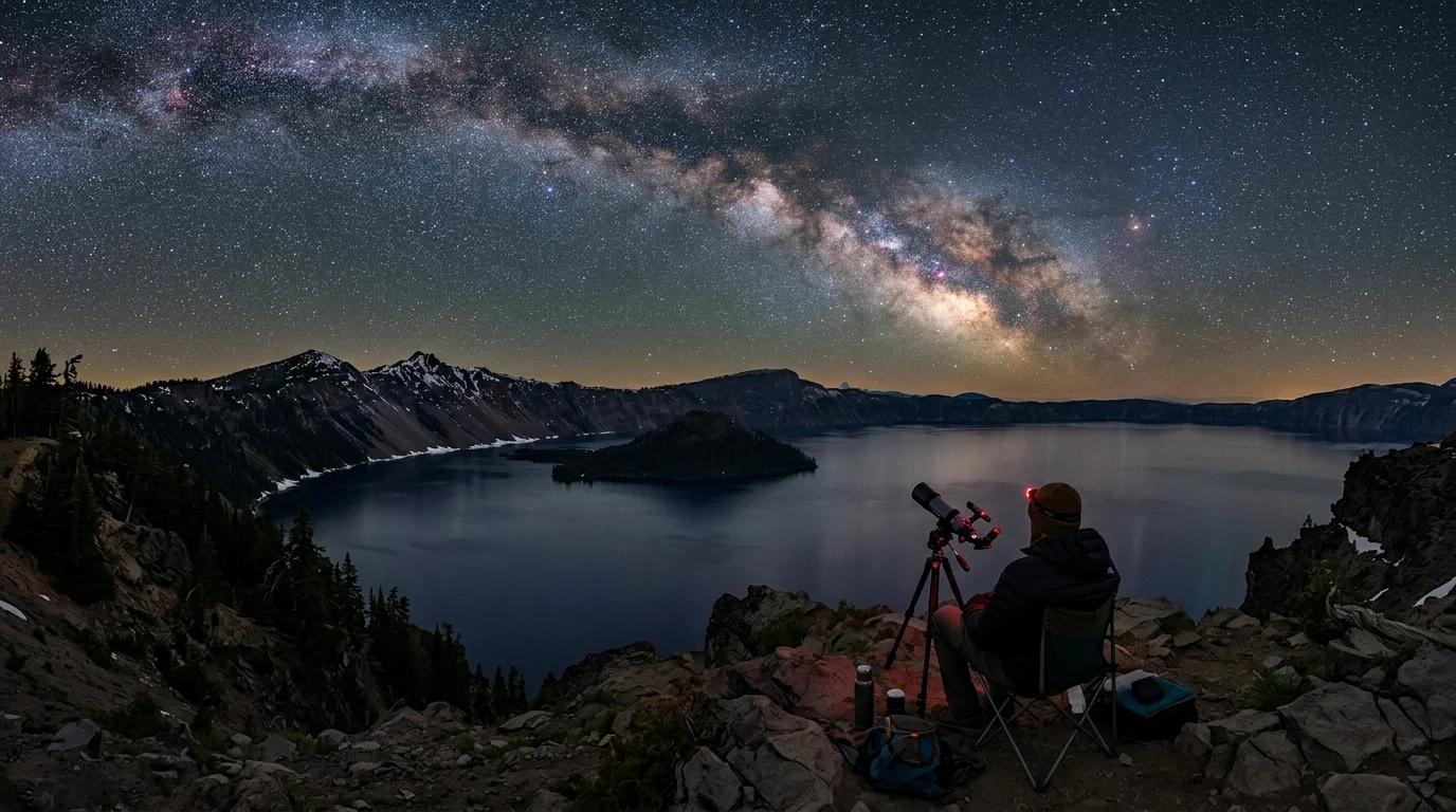 Crater Lake National Park Stargazing