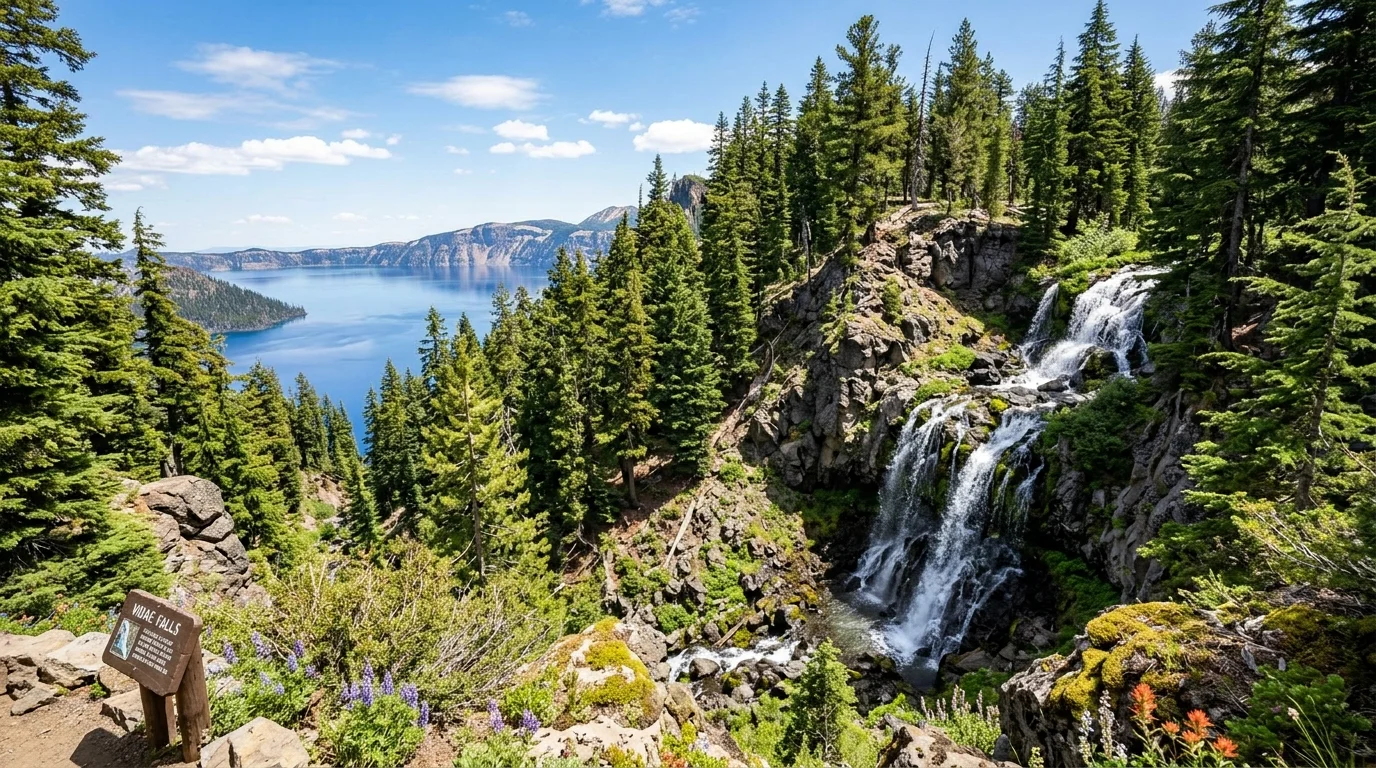 Crater Lake National Park Waterfalls