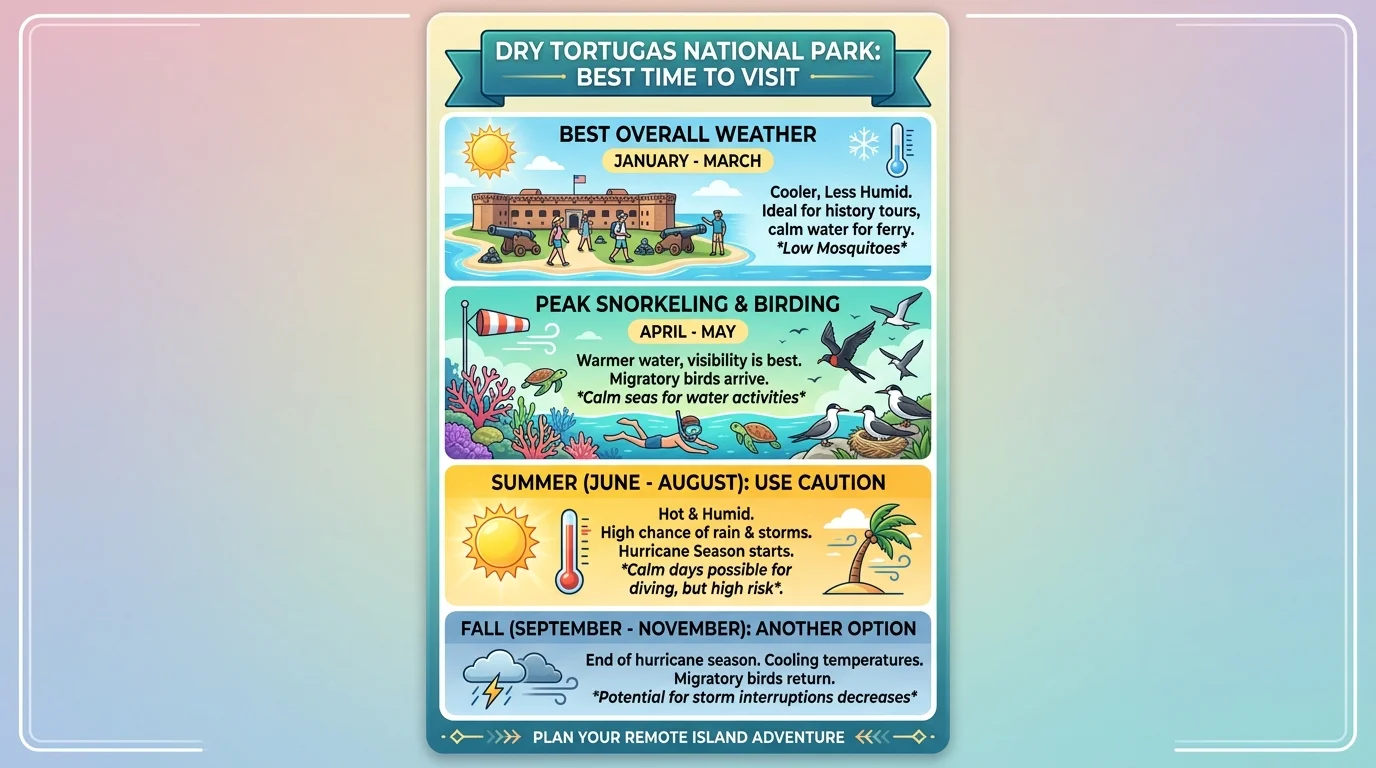 Dry Tortugas National Park Best Time to Visit