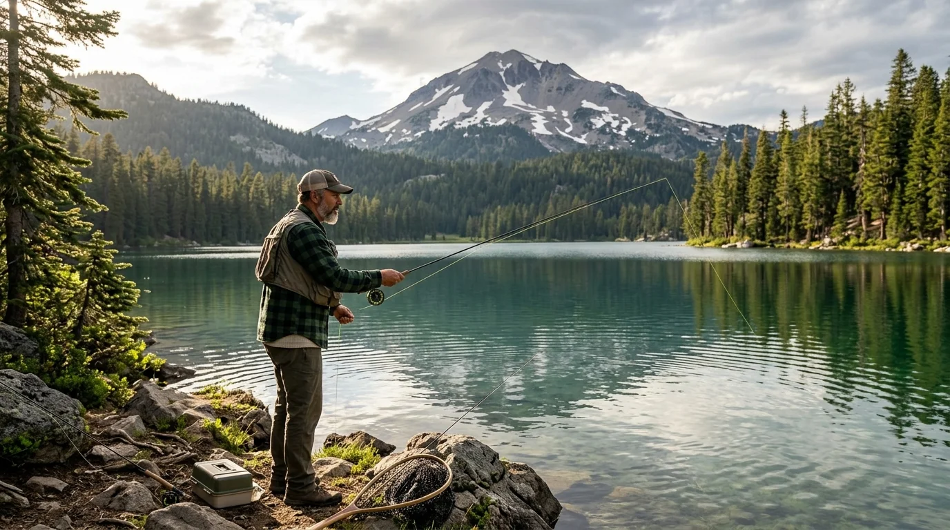 Fishing in Lassen National Park