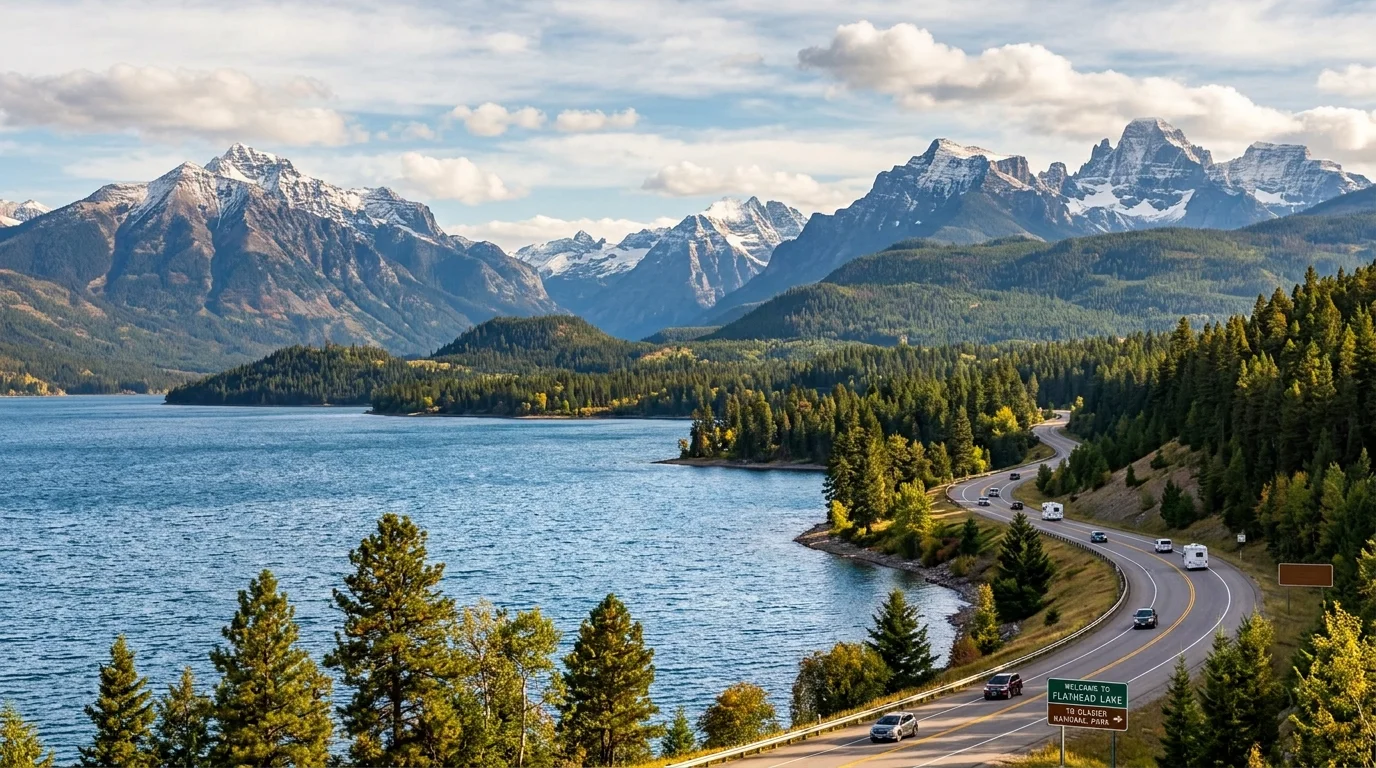 Flathead Lake to Glacier National Park
