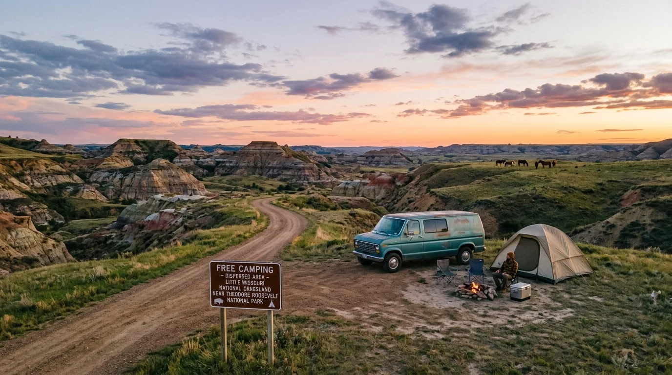 Free Camping near Theodore Roosevelt National Park