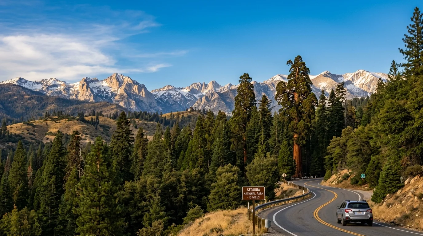 Fresno to Sequoia National Park