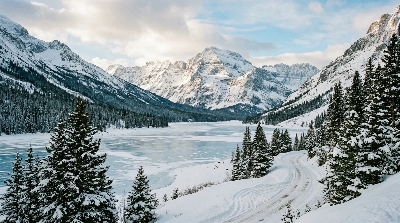 Glacier National Park Montana Winter