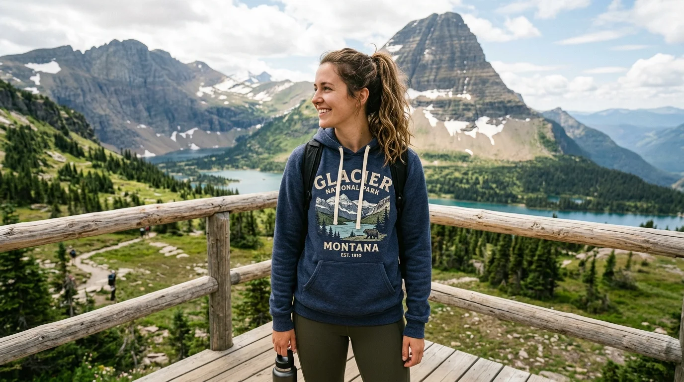 Glacier National Park Sweatshirt