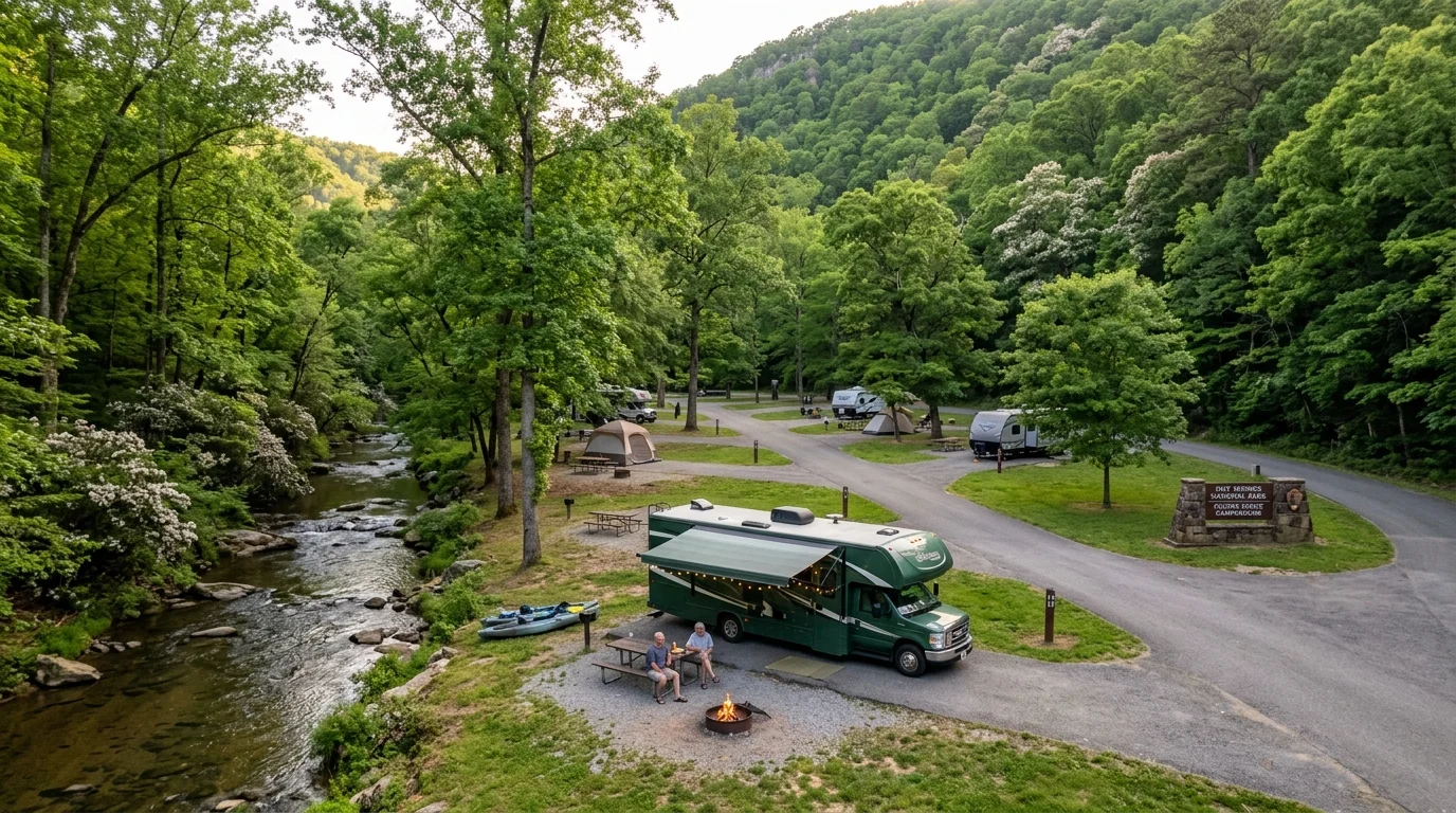 Gulpha Gorge Campground Hot Springs National Park Arkansas