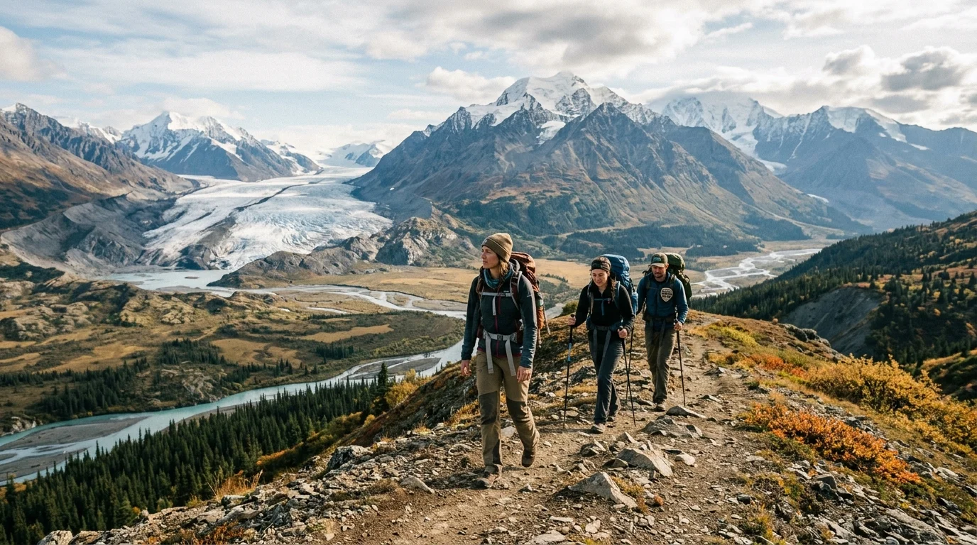Hiking in Wrangell St Elias National Park
