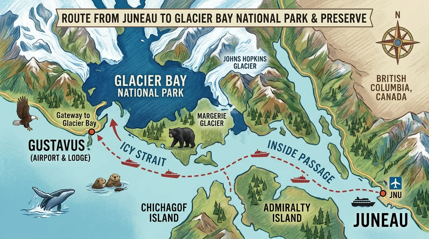 Juneau to Glacier Bay National Park