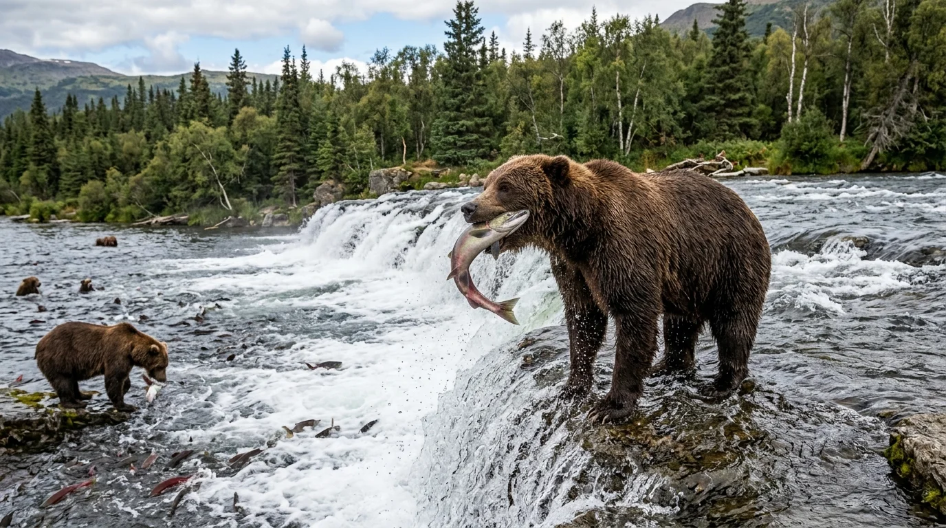 Katmai National Park Salmon Run