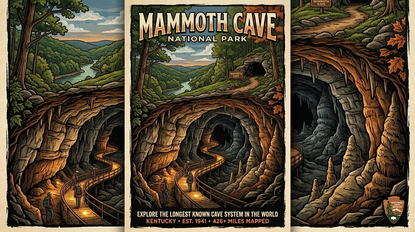 Mammoth Cave National Park Poster