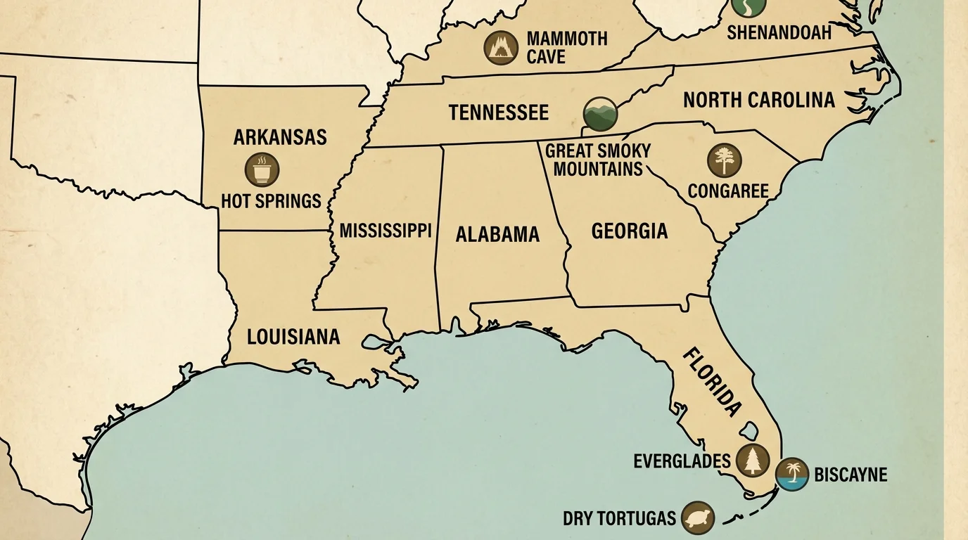 National Parks in the Southeast Region