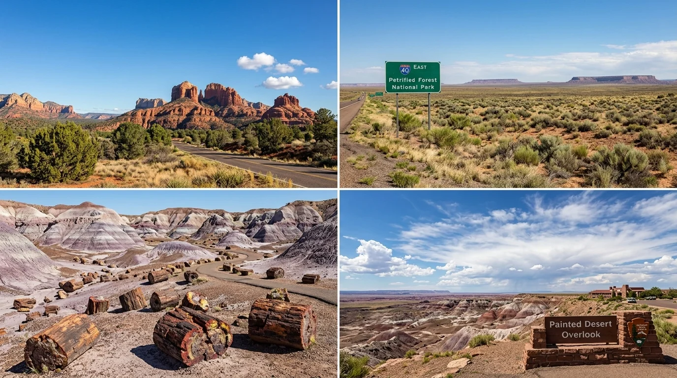 Sedona to Petrified Forest National Park
