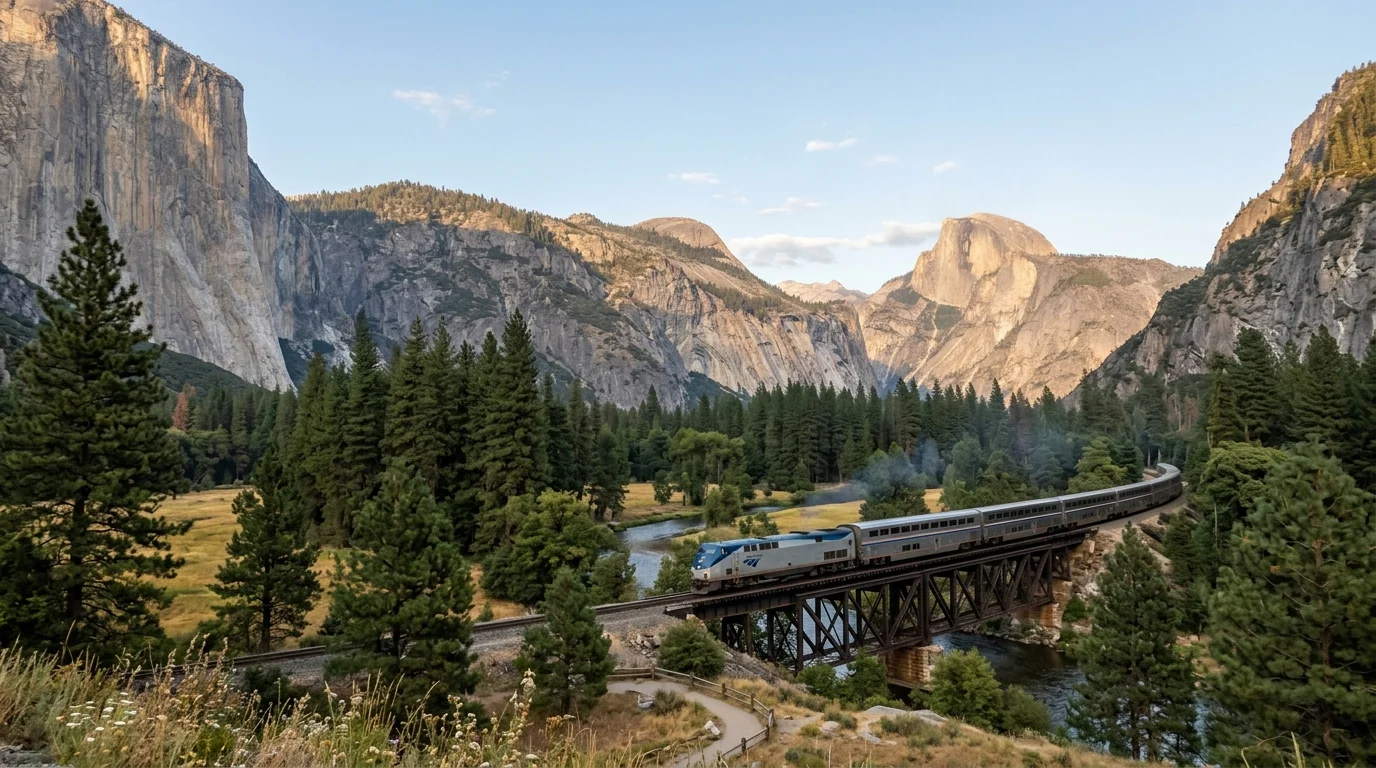 Train Through Yosemite National Park