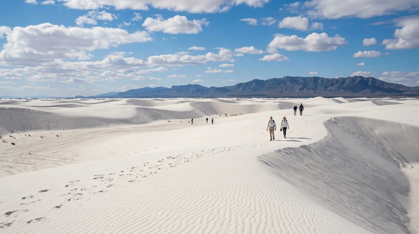 White Sands National Park in March