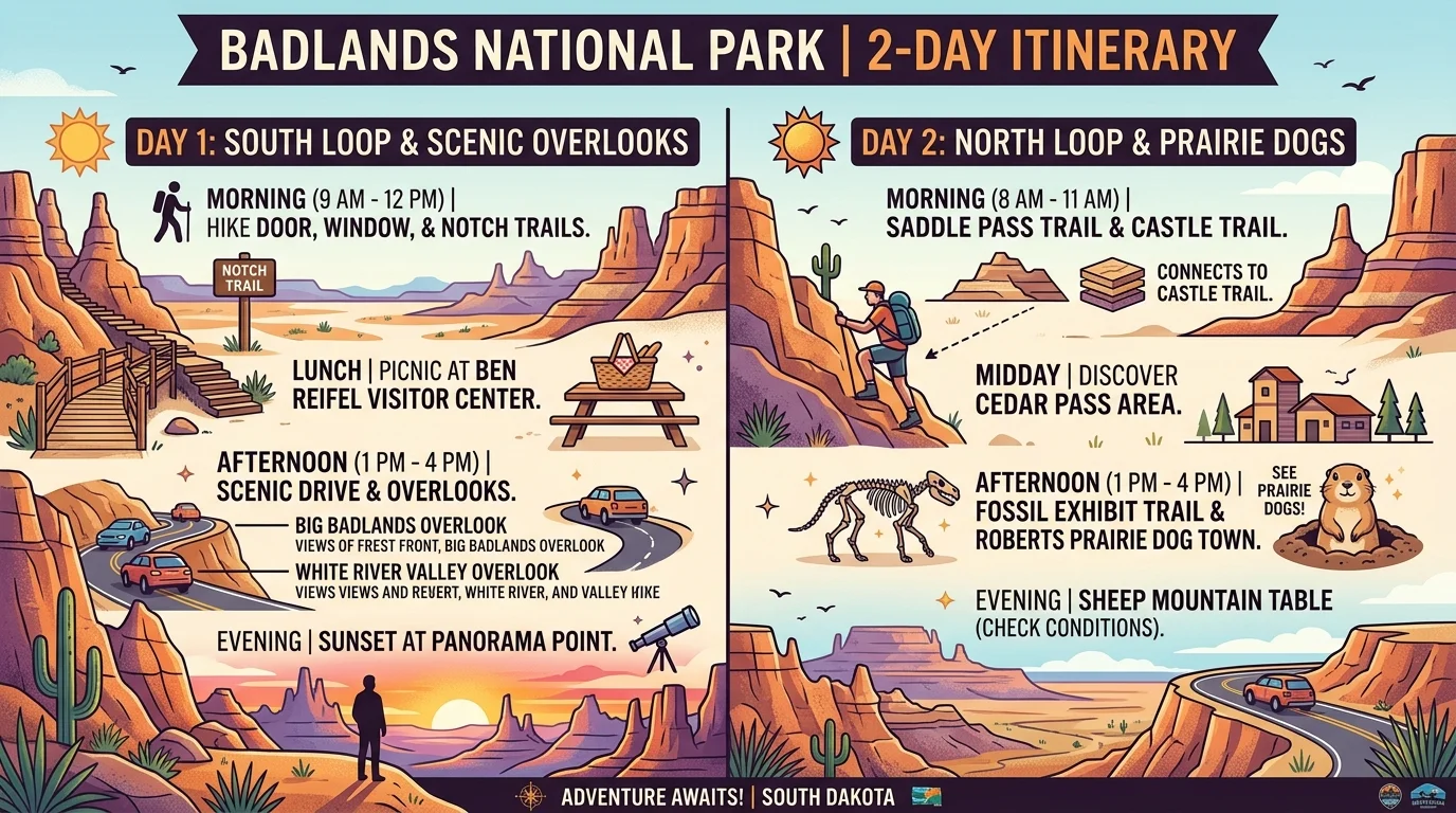Badlands National Park Itinerary