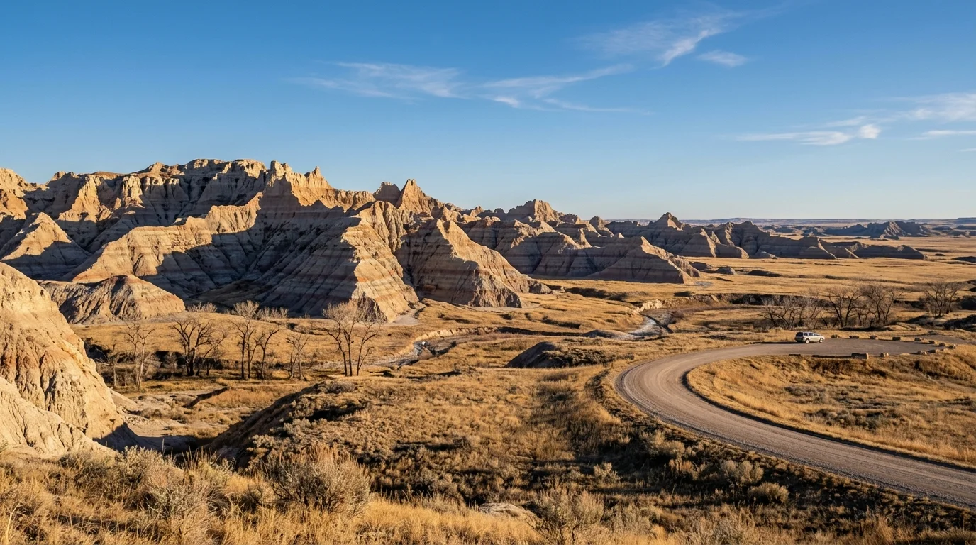 Badlands National Park in November