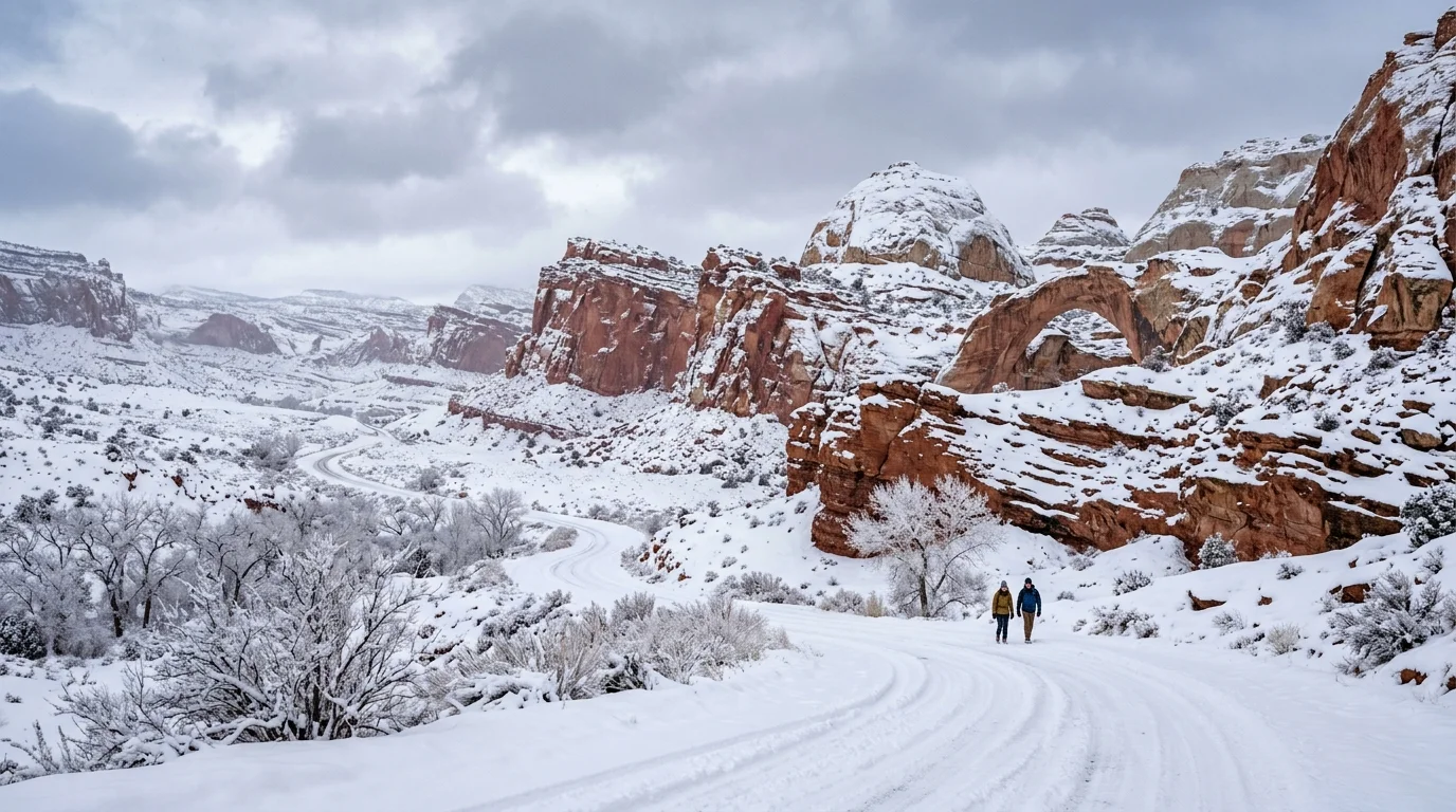 Capitol Reef National Park Winter