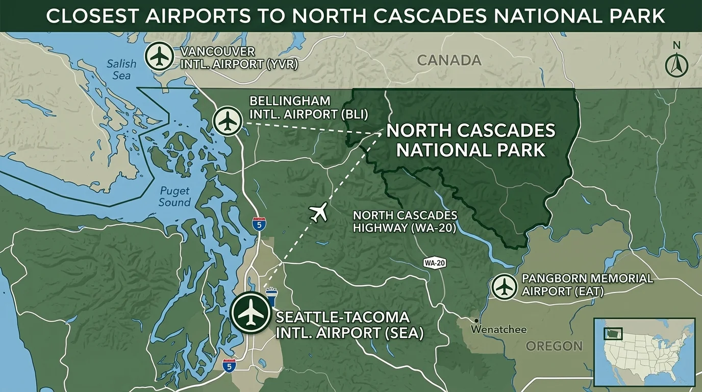 Closest Airport to North Cascades National Park