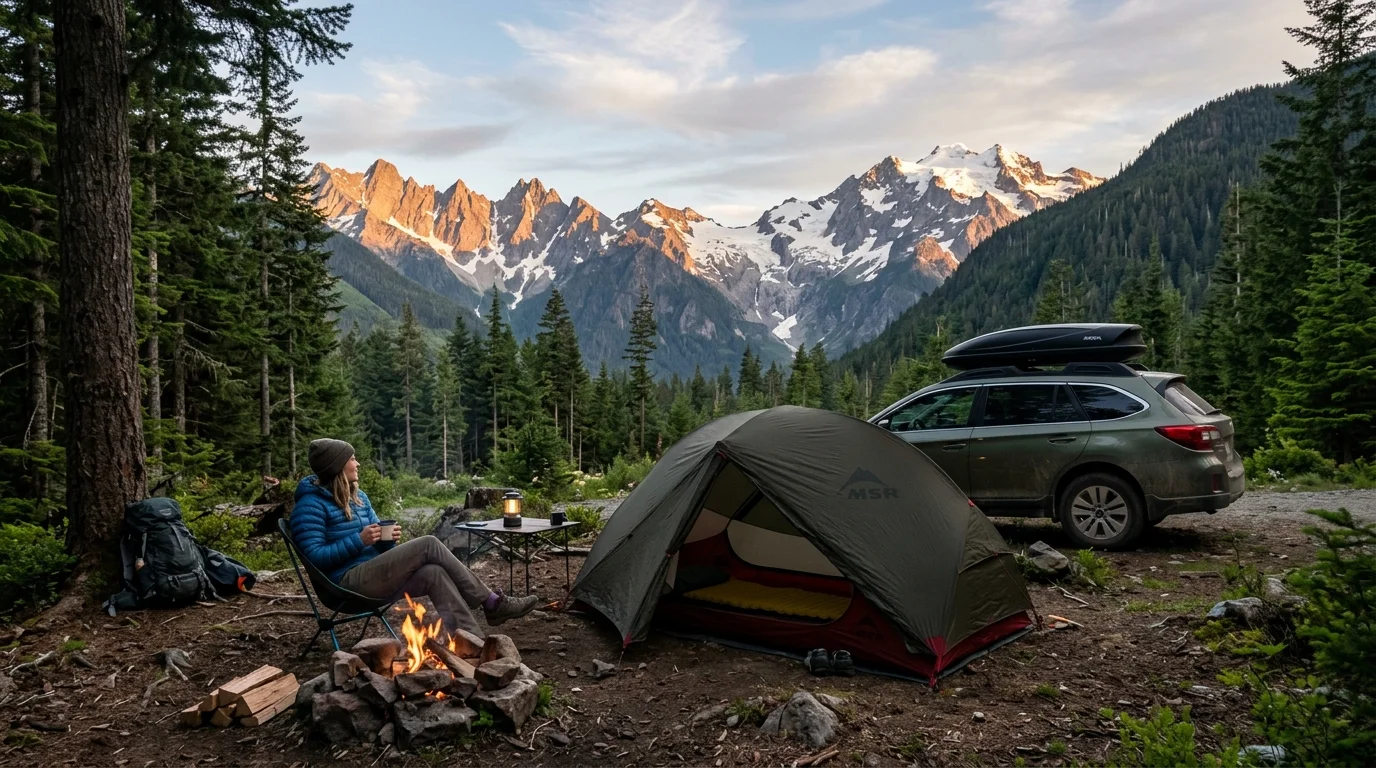 Dispersed Camping near North Cascades National Park