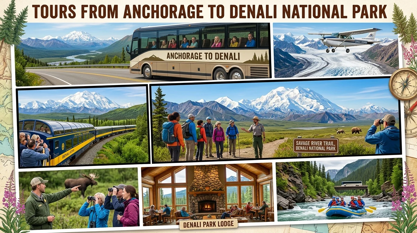 Tours from Anchorage to Denali National Park