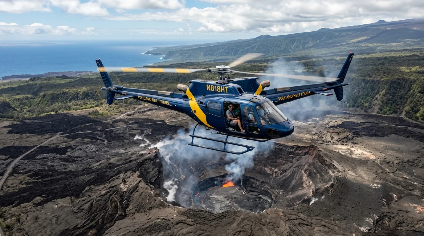Volcano National Park Helicopter Tour